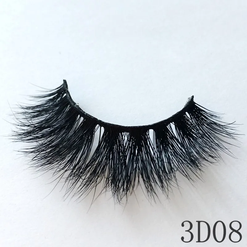 

IN USA 200pair 3D Mink Eyelashes Soft Fluffy 3D Mink False Eyelashes Thick HandMade Lashes Volume Fluffy Lashes Make up