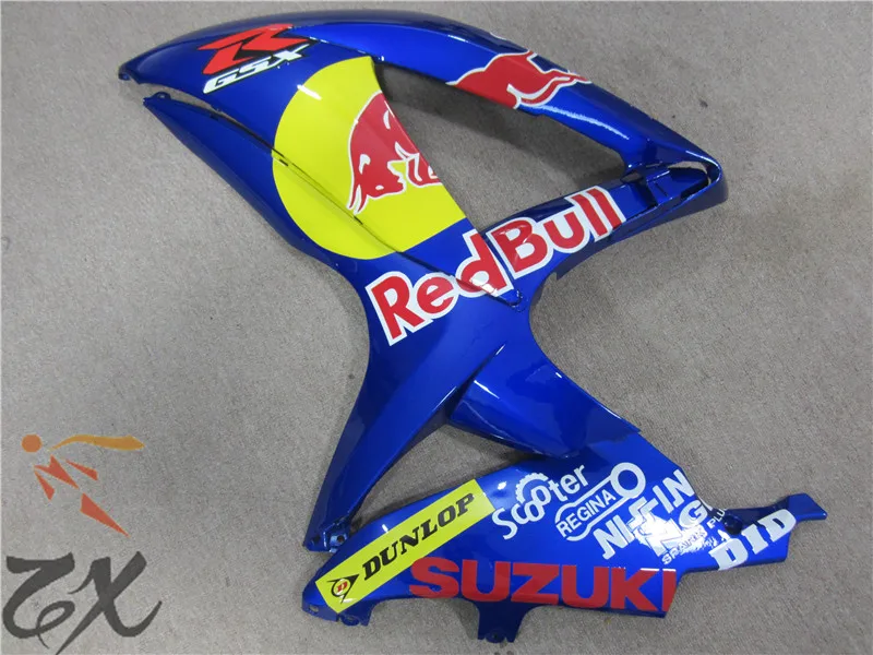 Окрашенные Бесплатная доставка для GSXR600 08 09 10 GSXR750 06 07 K8 R750 GSXR 600 750 2008 2009 2010