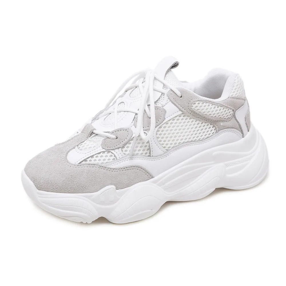 Женские весенне-осенние кожаные повседневные туфли 2020 Брендовые однотонные