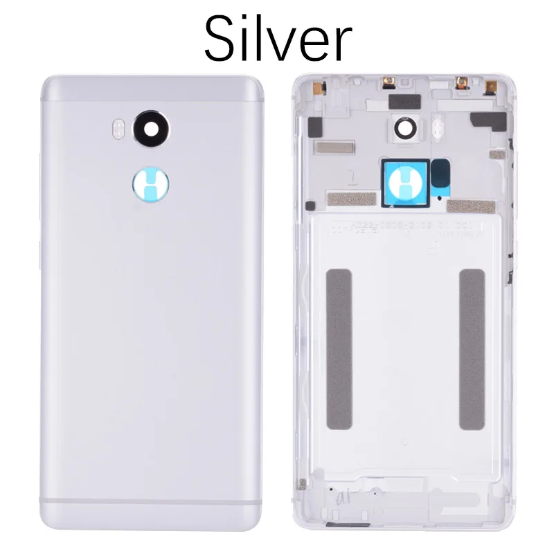 Задняя крышка для Xiaomi Redmi 4 Prime / 4 Pro на батарею золотой - Цвет: Silver