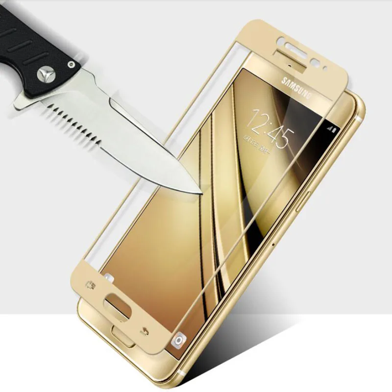 Full Cover Toughened Protective Film Tempered Glass For Samsung Galaxy A5 A7 2017 S3 S4 S5 S6 S7 Note 2 4 5 Screen Protector | Мобильные
