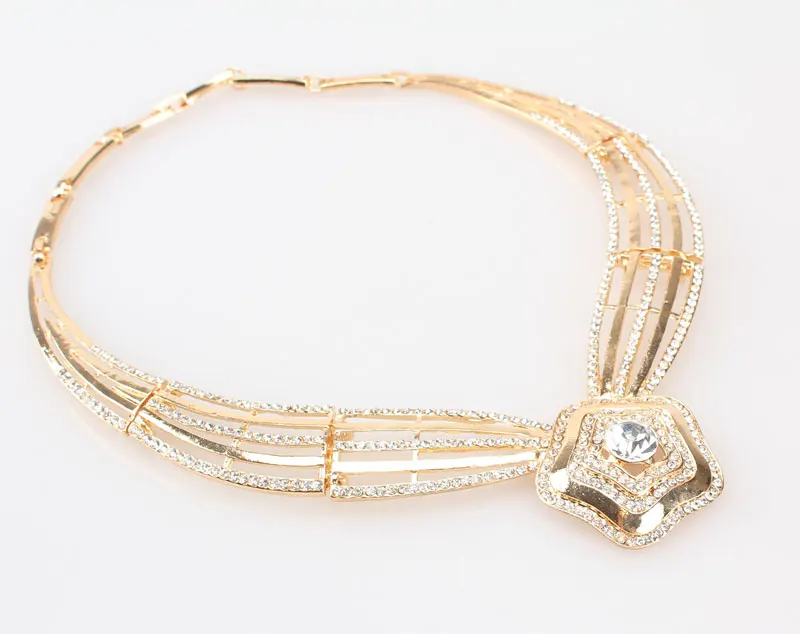 Комплекты ювелирных украшений для женщин аксессуары африканские бусы массивное