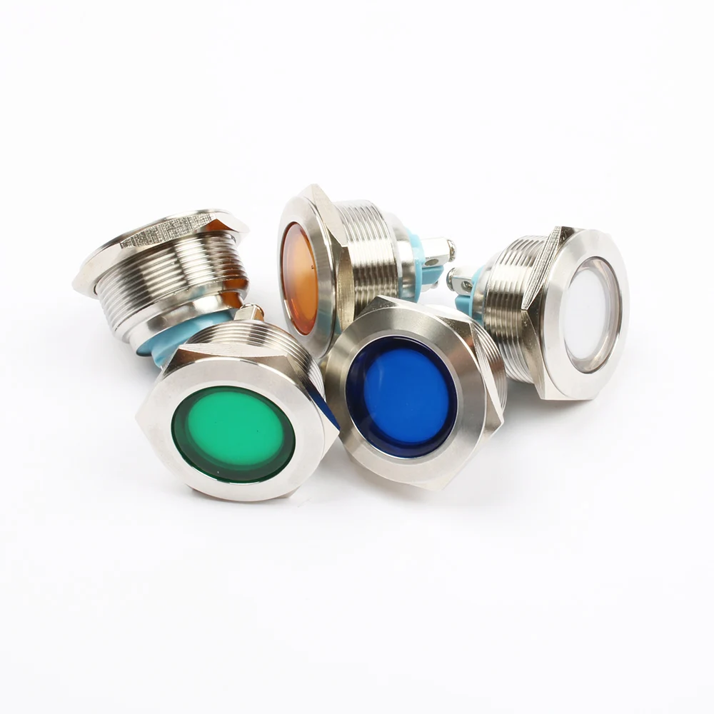 Фонасветильник диаметром 25 мм плосветильник круглый сигнальный фонарь 3 в 6 12 В 24