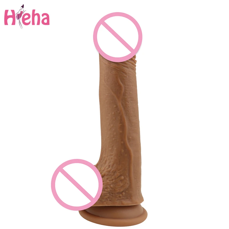 Heiha женские фаллоимитаторы мягкий огромный фаллоимитатор реалистичный мужской