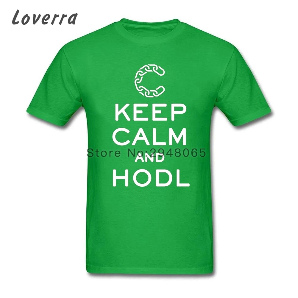 Keep Calm and hodl человек T Рубашки для мальчиков с круглым вырезом oversize короткий рукав