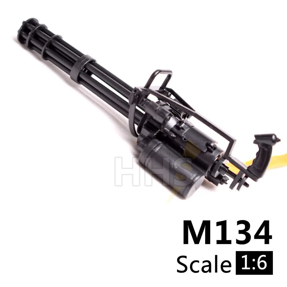 1:6 1/6 масштаб 12 дюймов фигурки M134 модель пистолеты гатлинг минигун Терминатор T800