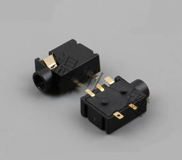 Бесплатная доставка 10 шт PJ-365 3 5 мм Женский аудио разъем Pin SMT SMD стерео для