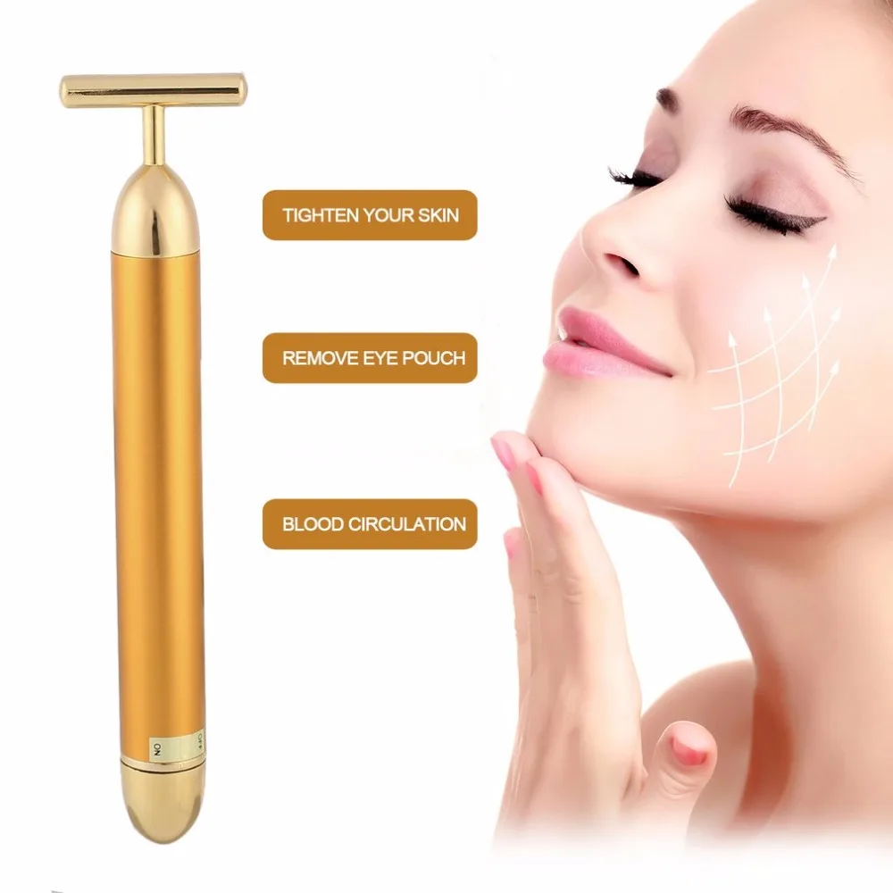 Новое поступление энергетический Beauty Bar инструмент для массажа лица Т образная