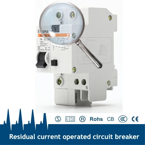 DZ47LE 63 1P + N 50A дистанционный Электрический выключатель|circuit breaker|electrical circuit breakersremote