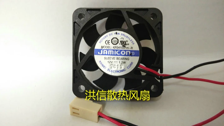 Оригинальный охлаждающий вентилятор JAMICON KF0410S1H 4010 R W DC12V 1 2 4 см вторая линия 40*40*10