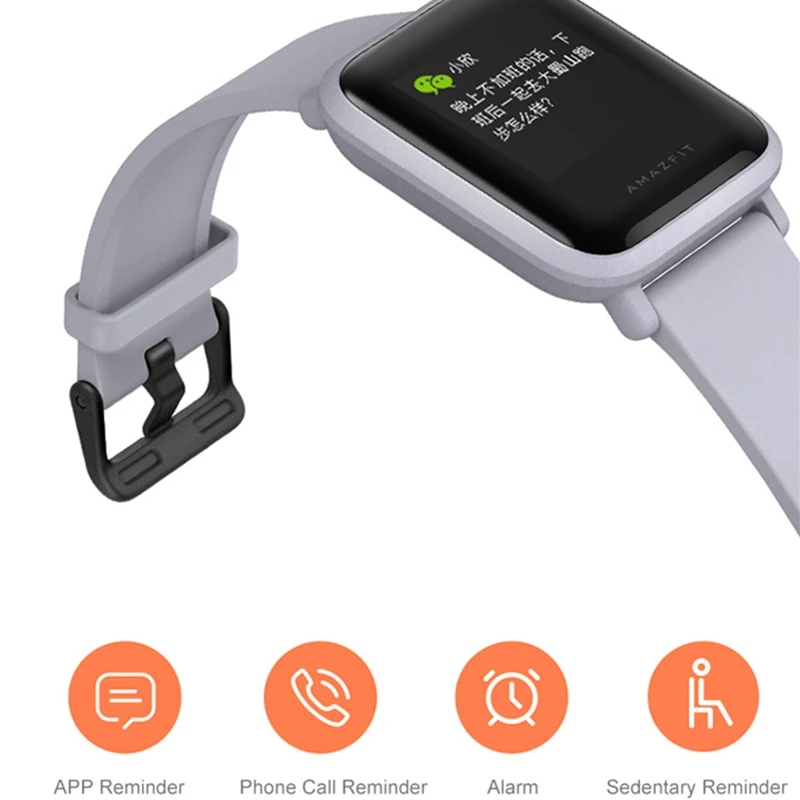 Xiaomi Amazfit Bip умные часы Bluetooth gps спортивный монитор сердечного ритма Amazfit умные часы мужские IP68 45 дней в режиме ожидания глонесс часы
