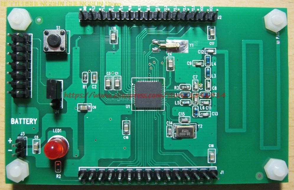 

free shipping CC430F5137 board 433MHZ CC430 wireless board MSP430F5137