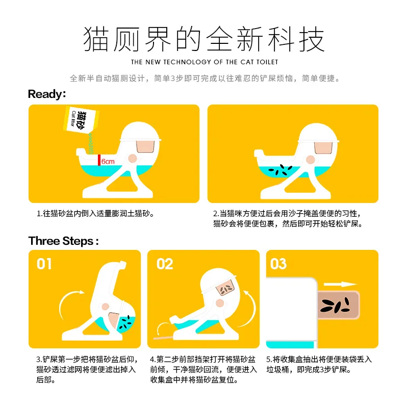 Очень большая полу Закрытая Коробка для мусора высококачественный пластиковый