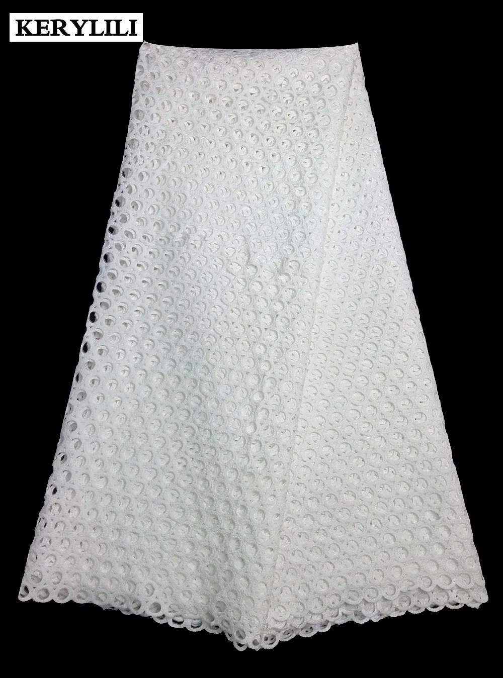 Скидка Белое кружево качество 100% хлопок Гипюр Африканский кружевной материал