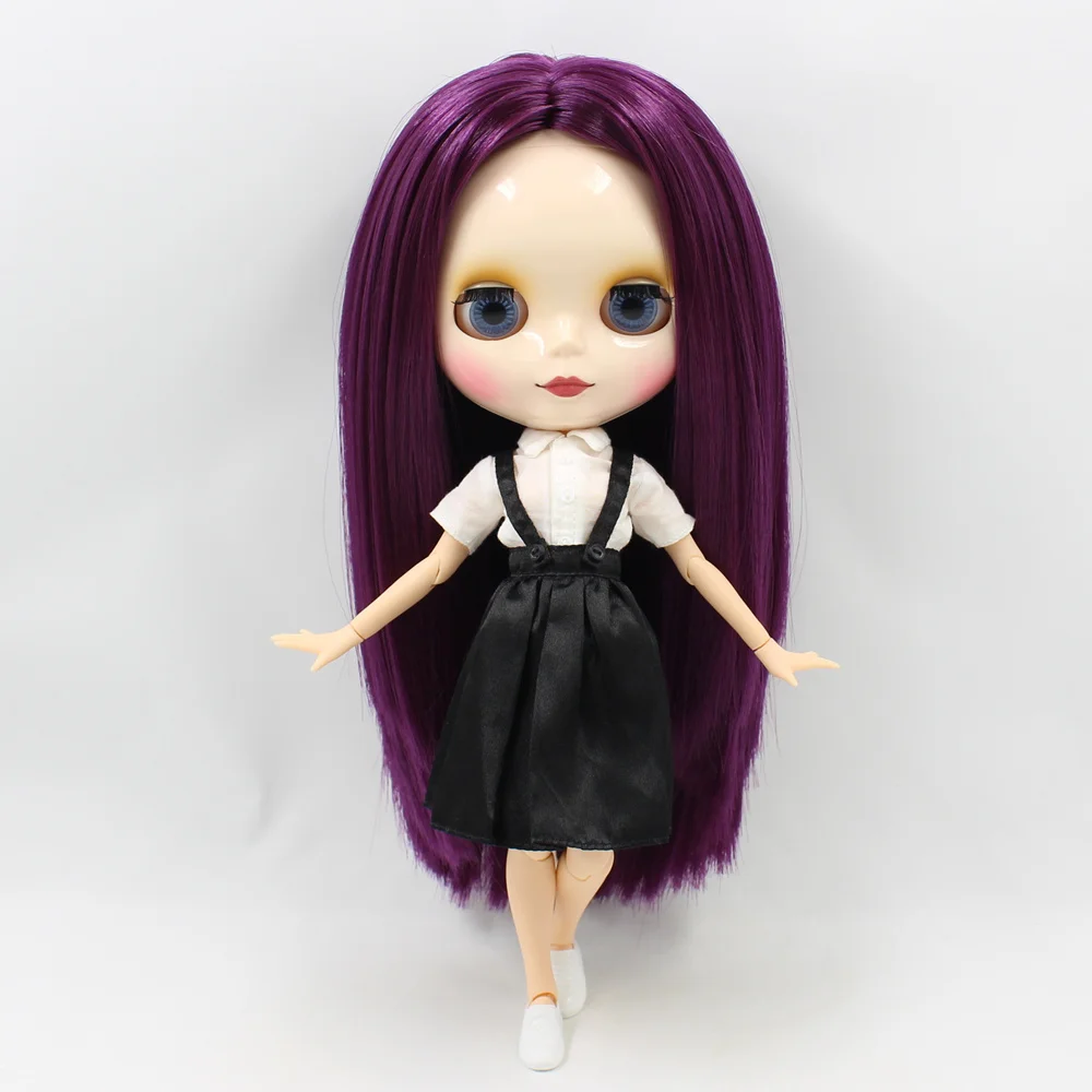 Blyth кукольные 1/6 шарнирное тело телесного цвета ледяной Глубокий фиолетовый