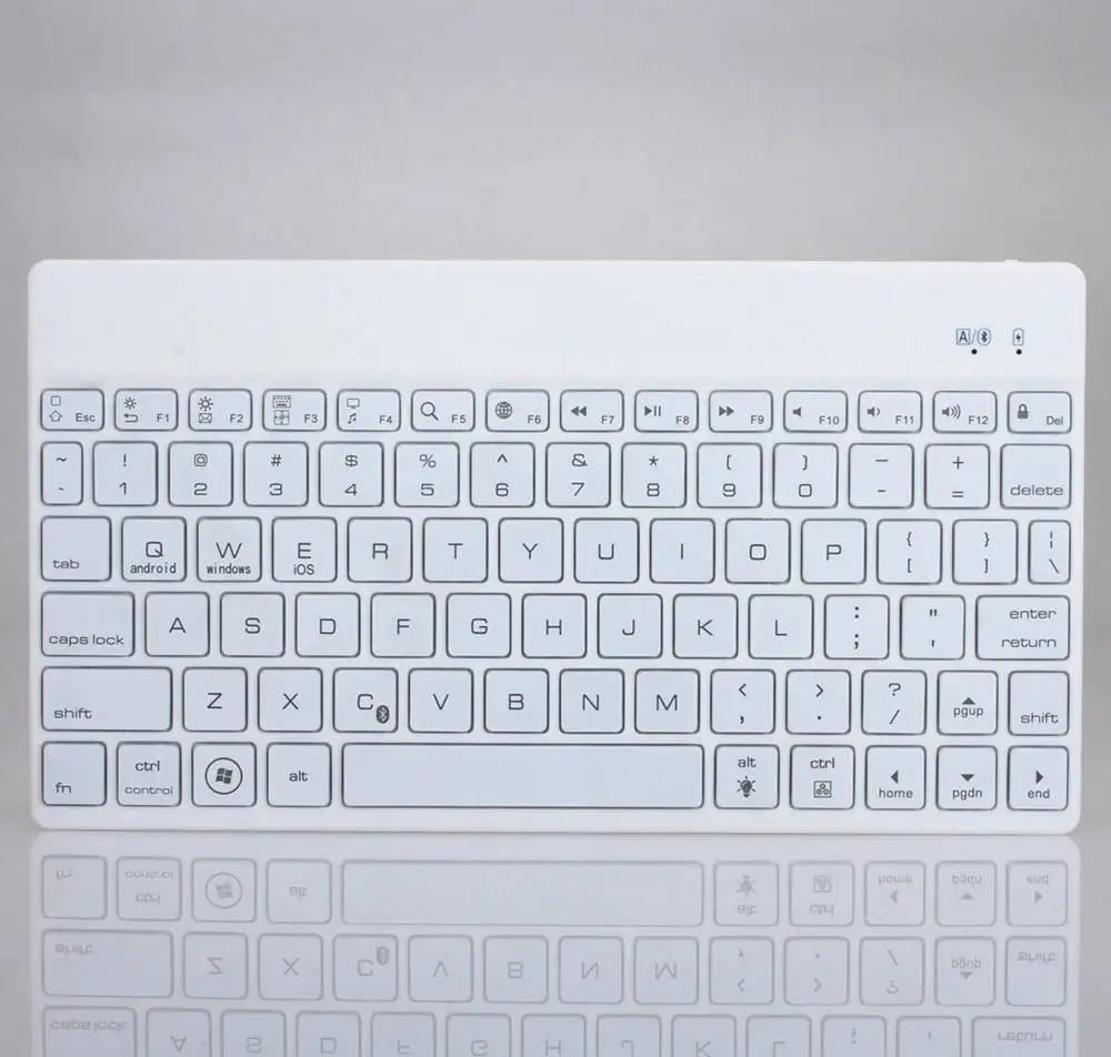 White Keyboard Для iPad Pro 10,5 Премиум портативная тонкая перезаряжаемая 7 цветов светодиодный клавиатура с подсветкой Беспроводная Bluetooth клавиатура чехол - Цвет: White Keyboard