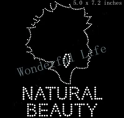 

Free Shipping Bling bling crystal natual beauty rhinestone transfer designs for garment heat transfer