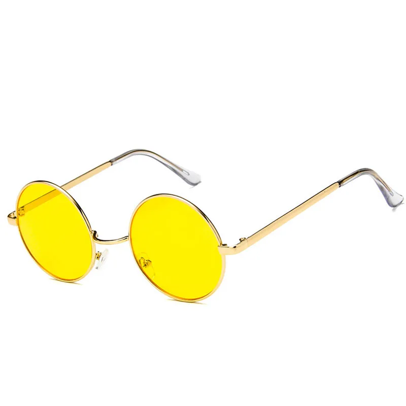 Классические круглые солнцезащитные очки ретро мужские и женские модные