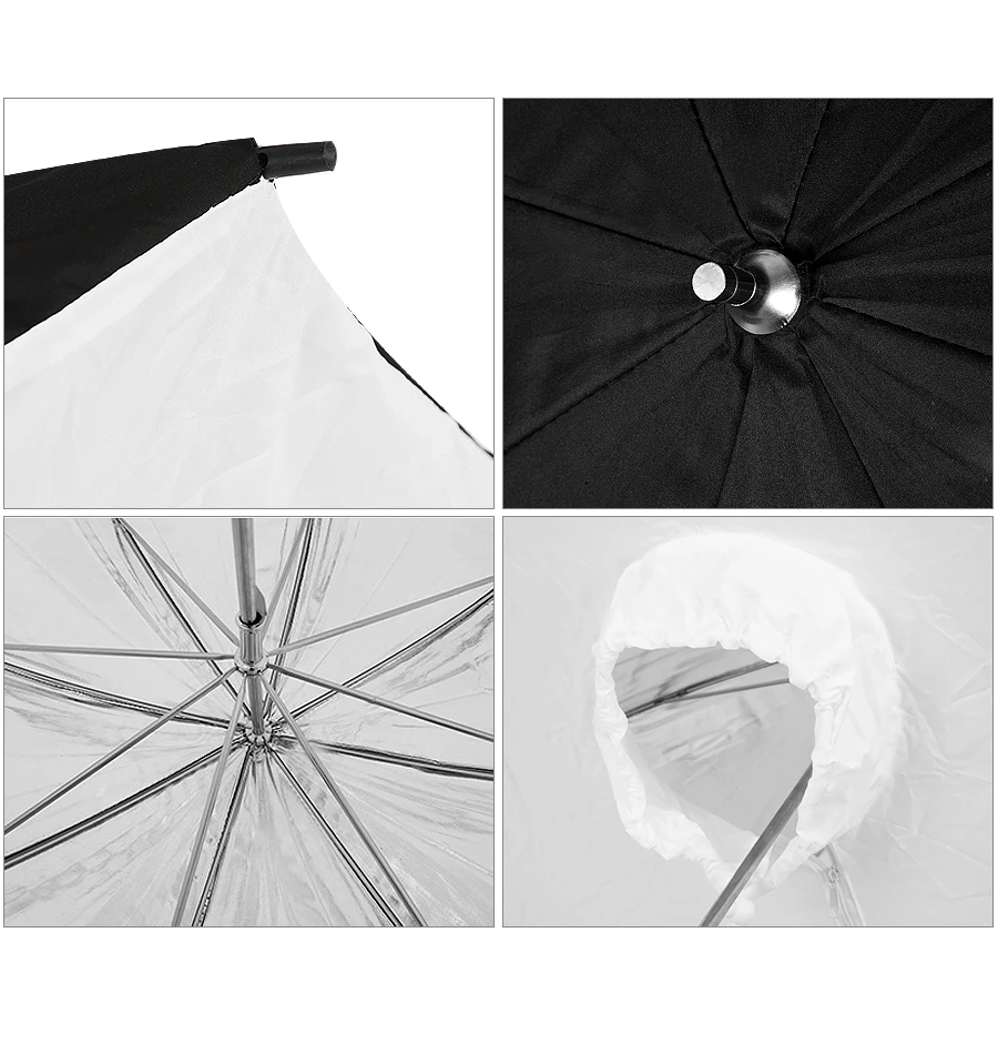 4" 101 см черно-белая отражающая фотостудия Brolly Box