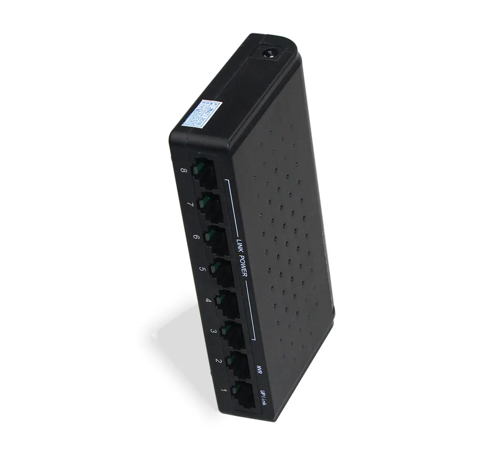 100 Мбит/с нестандартный коммутатор POE с 8 портами питания по Ethernet сетевой для
