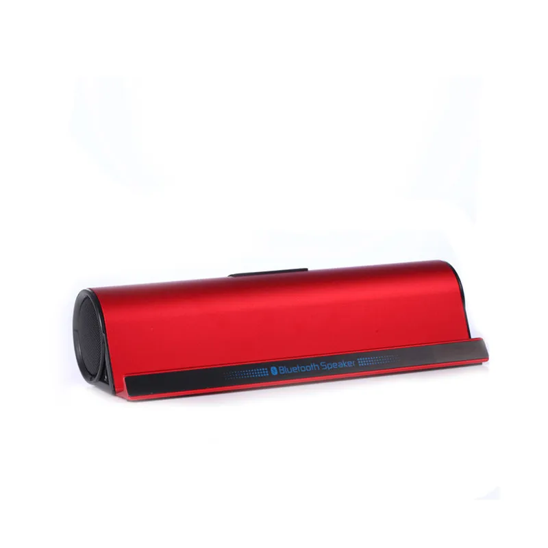 red LemonMan держатель телефона BT-10 динамик s Hands-free беспроводной стерео динамик AUX аудио вход Громкий динамик для iPad/iPhone для samsung - Цвет: red