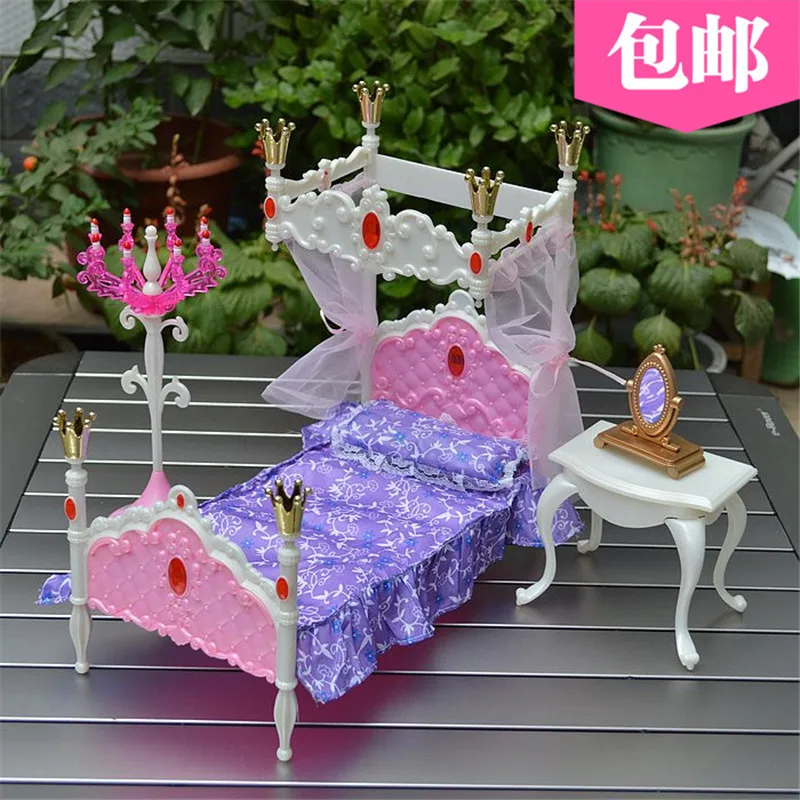 Бесплатная доставка 3 предмета Комплект постельного белья принцессы миниатюрный
