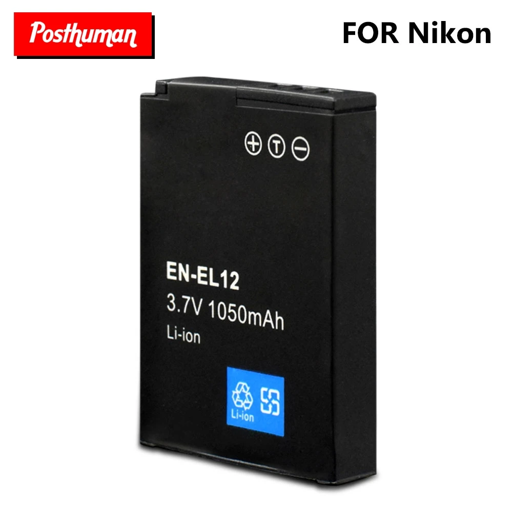EN-EL12 Аккумулятор для камеры S610 S610c S710 S620 S630 S8000 3,7 в 1050 мАч цифровой литий-ионный аккумулятор для Nikon Coolpix