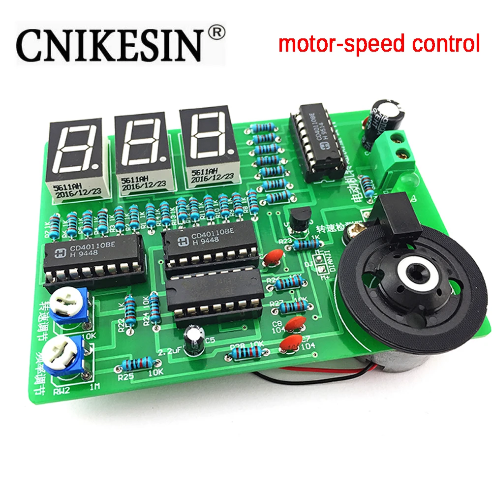 CNIKESIN Diy комплект мотор контроль скорости измерение измеритель цифровой цепи