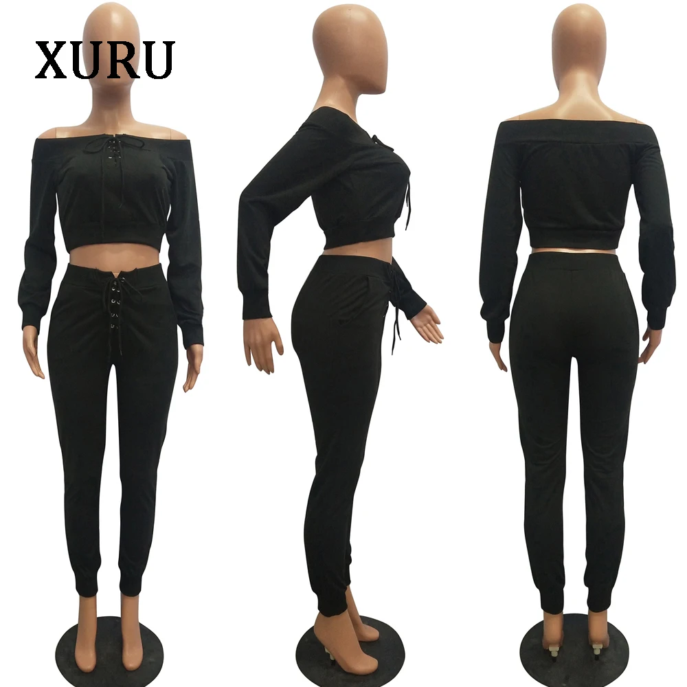 XURU 2020 Новый женский комбинезон из двух частей свитер повседневный | Женская