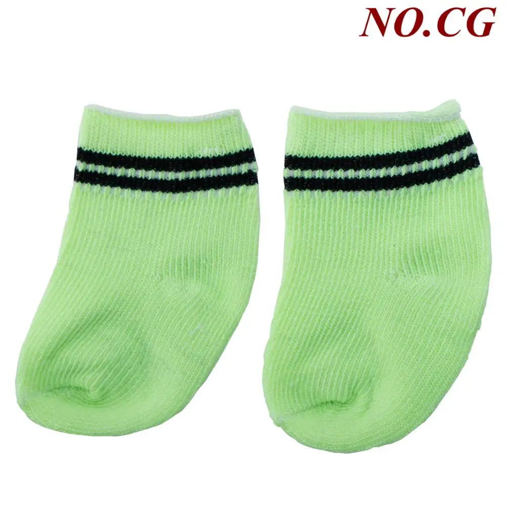 1 пара кукольные носки ручной работы повседневная одежда Смешанные спортивные гетры одежда для американских девочек кукла 18 ''аксессуары для детей