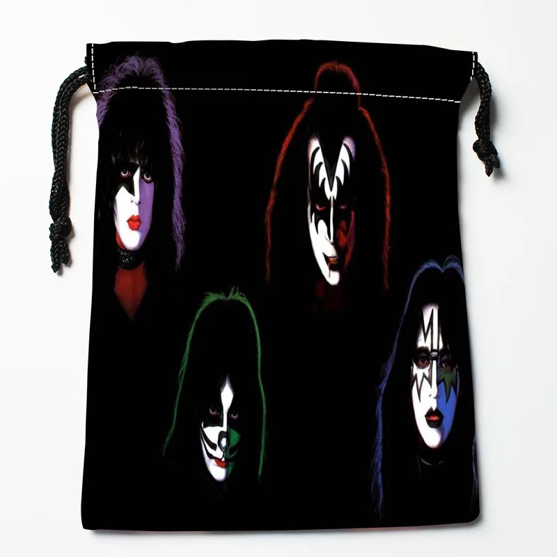 Лучшая сумка на шнурке KISS Band Индивидуальная для хранения с принтом