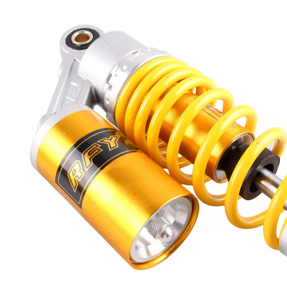 

Motorcycle Aluminum 11'' 280mm One Pair New Air Shock Absorbers Clevis Scooter Moped Yellow