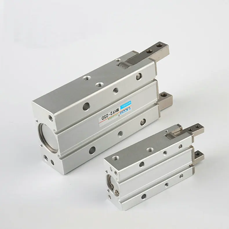 HFY MHY2 10D 16D 20D 25D Double Acting Pneumatic Gripper SMC Y Type 180 Degree Angular Style Aluminium Clamps Bore 10-25mm | Обустройство