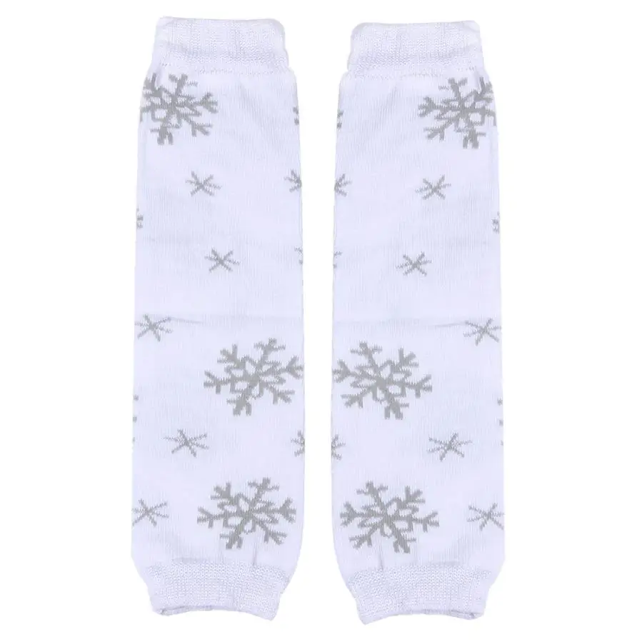 Cheap Price baby leg warmer Girl Snowman Pattern Socks warmers ruffle knee pads crawling infants 2018 newest |