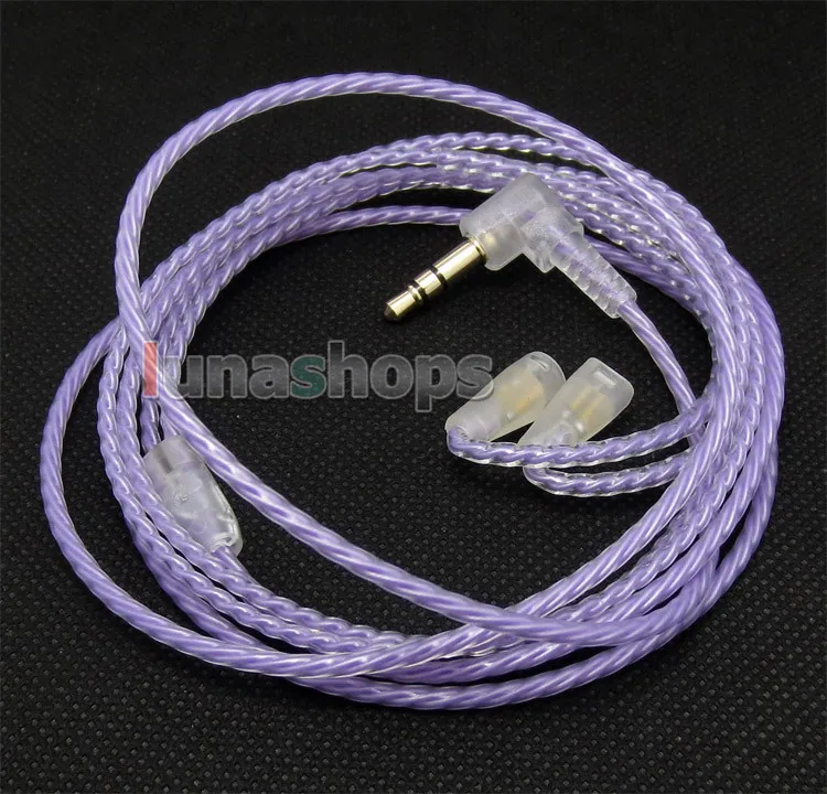 LN004403 3,5 мм L Форма 5N OCC Hifi X цветной наушник кабель для Sennheiser IE8 IE8i IE80 IE80s