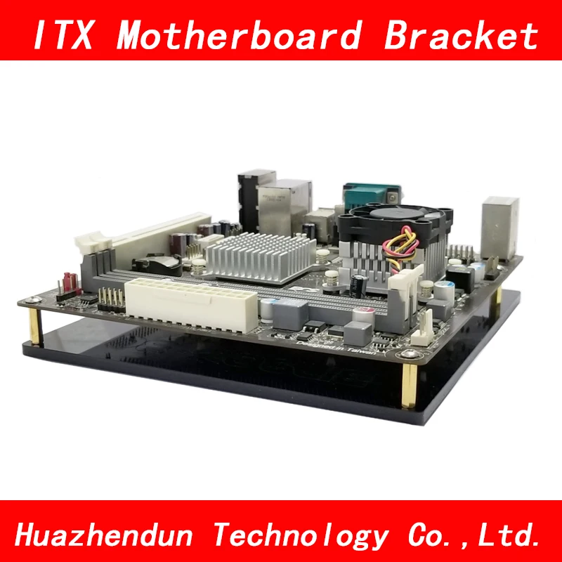 ITX кронштейн материнской платы Сделай Сам черный акриловый itx материнская плата