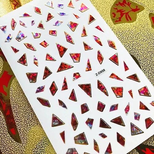 958 Новейшая стикеры 3D на ногти Nail Art Переводные картинки серии DP Переводные картинки инструмент DIY Инструменты для украшения ногтей - Цвет: 958