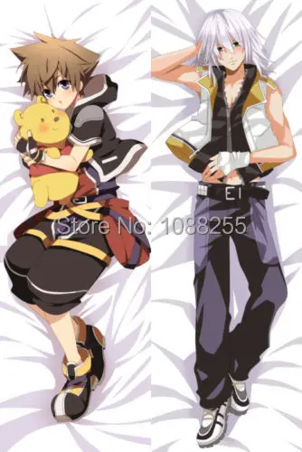 Чехол для подушки с аниме дакимакурой Kingdom Hearts Sora & Riku Hugging|pillow cover case|hug pillow coveranime