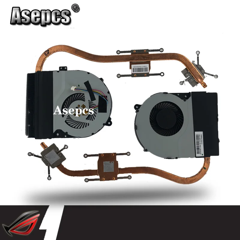 

X550MJ Radiator For Asus X550MD X550MJ X552M X550M Laptop Notebook CPU Processor VGA Cooling Fan Heatsink Cooler Radiator