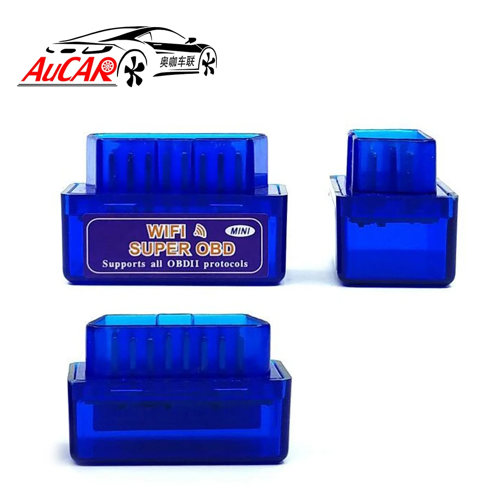 AuCAR Mini Elm327 Wifi OBD2 OBDII адаптер ELM 327 Obd 2 Автомобильный сканер кодов для IOS Iphone ELM327 V1.5
