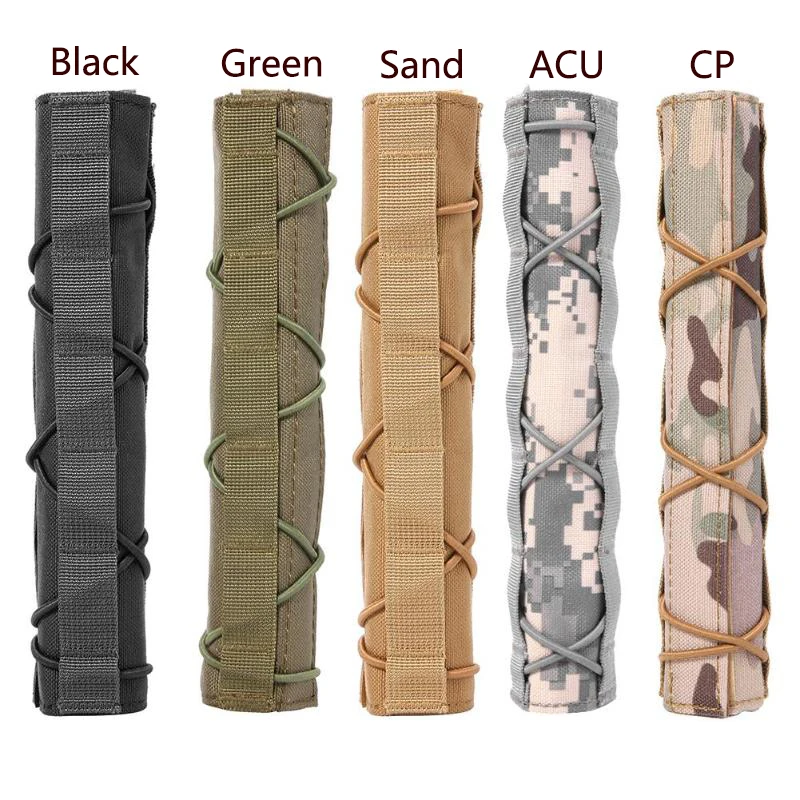 

Suppressor Case Mirage Heat Silencer Cover Gear Quick Release Tactical Accessory Airsoft shield Sleeve Muffler Baffler Protect