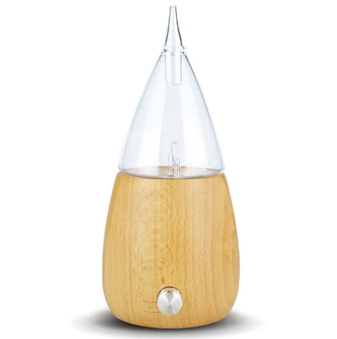 Light Wood Grain Безводный диффузор эфирного масла из дерева и стекла ароматерапия ингалятор для эфирных масел Арома диффузор для дома спальни офиса - Цвет: Light Wood Grain
