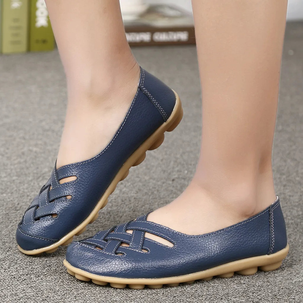 Женские летние туфли SAGACE с низким верхом повседневные удобные полуботинки в римском стиле на низком каблуке