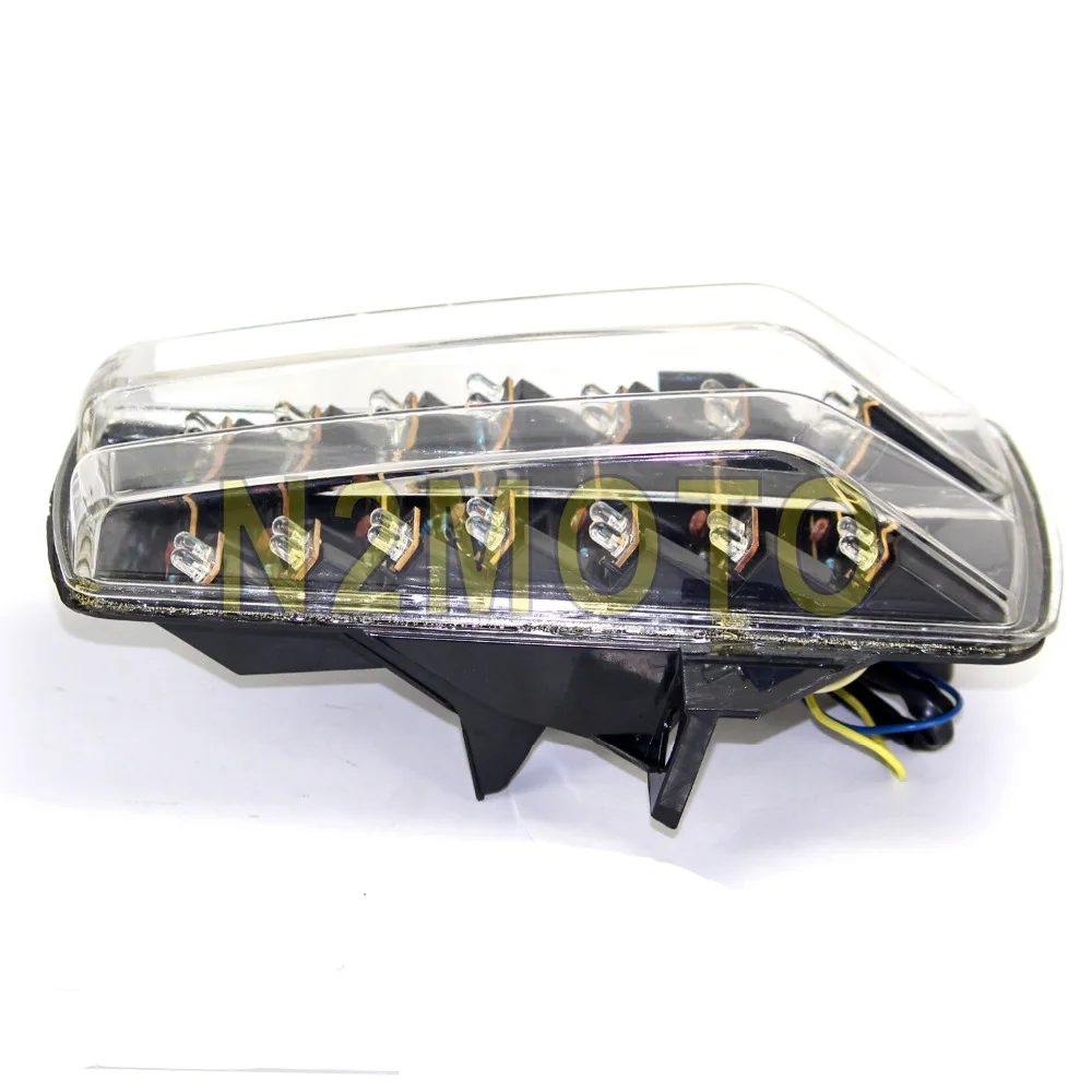 Прозрачные задние габаритные фонари мотоцикла задний стоп сигнал для SUZUKI SV 650 SV1000