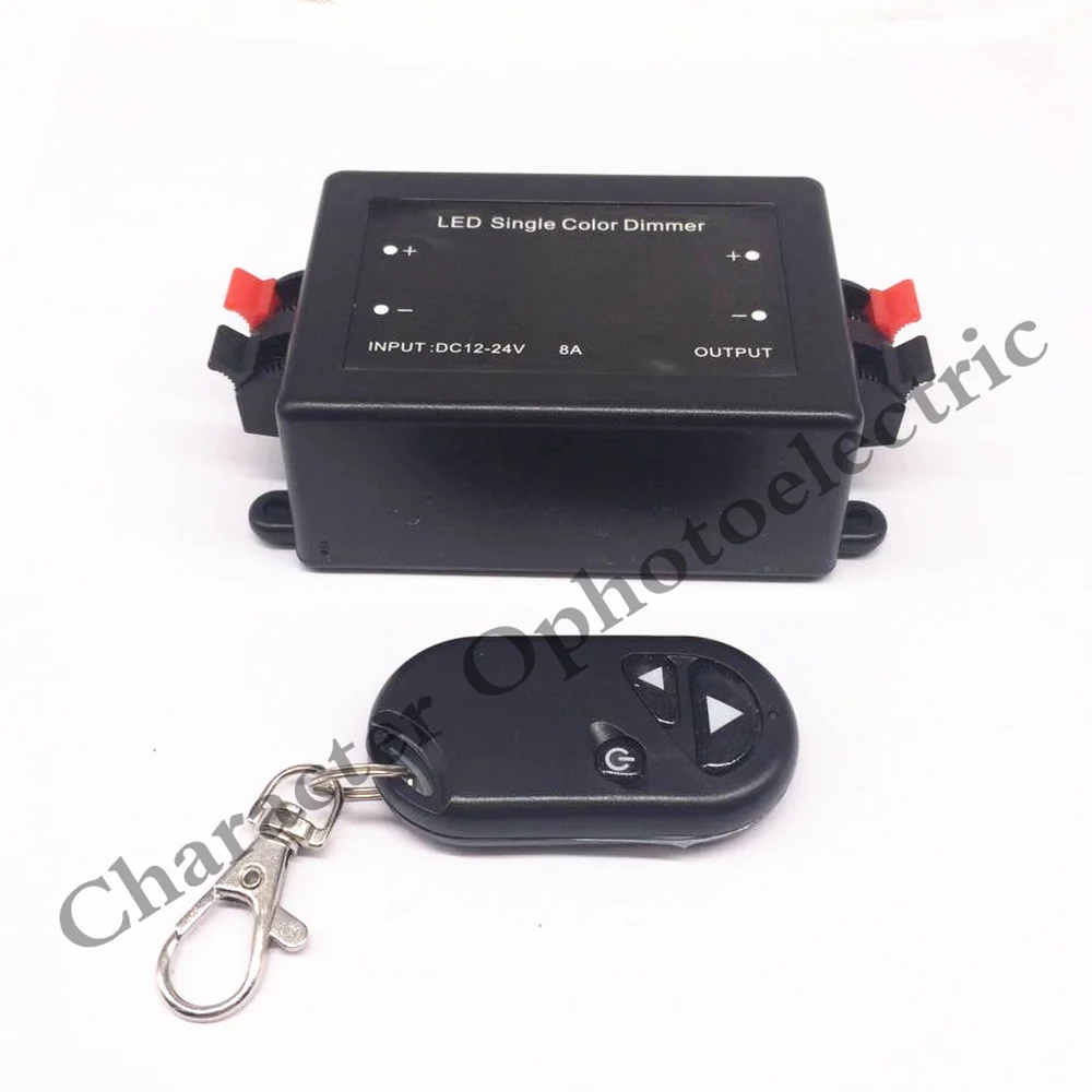 5pcs 3 Key RF Remote Control Wireless LED Single Color Dimmer Switch Controller 12V 24V DC 8A | Лампы и освещение