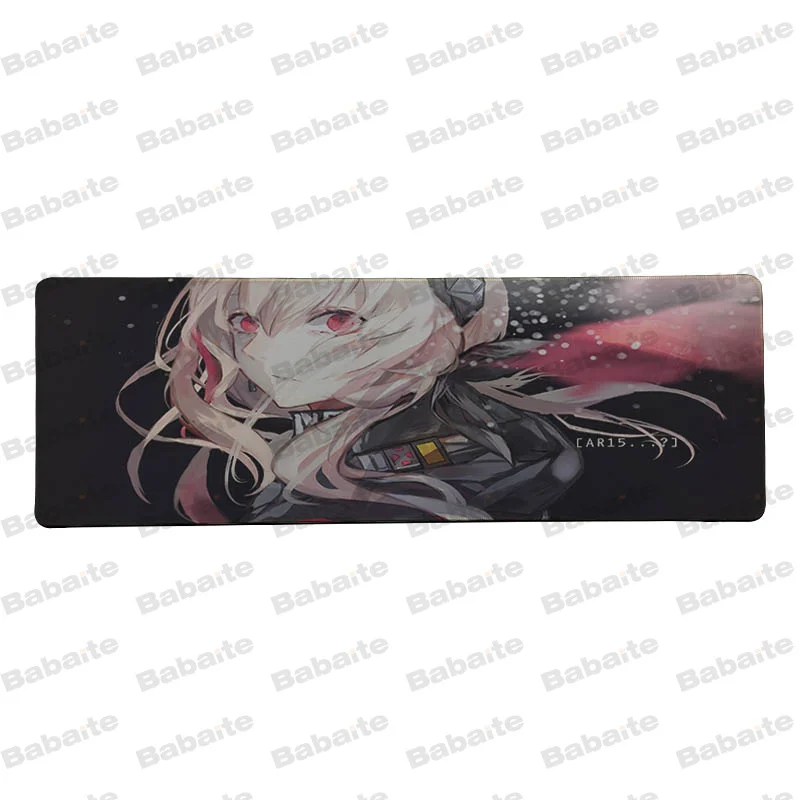 Lock Edge 40X90cm Babaite Новые Девушки фронтальная клавиатура коврики для игровой мыши Размер для 300*900*2 мм и 400*900*2 мм дизайнерский коврик для мыши - Цвет: Lock Edge 40X90cm