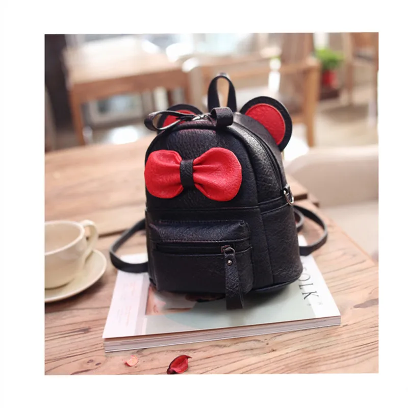 Новая сумка на плечо для девочек рюкзак с мультипликационным принтом Двойная