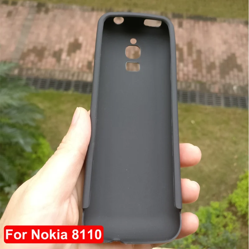 Для Nokia 8110 чехол крышка полная защита Мягкий силиконовый чехол для задней панели Nokia 8110 Матовые чехлы ультра тонкий Tpu для Nokia 8110 TA-1059