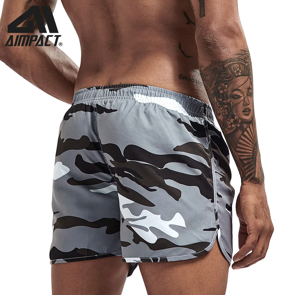 Aimpact быстросохнущие пляжные шорты для мужчин лето повседневное Active Sexy BeachSurf Swimi человек спортсмен Gymi дома Hybird стволы PF55