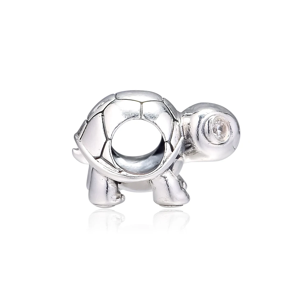 Подходит для Пандора Подвески Браслеты с яркими глазами бусины в виде черепахи